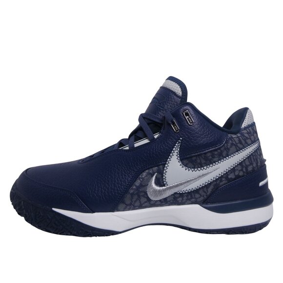 Nike Zoom LeBron NXXT Gen AMPD 'Armory Navy' FJ1566-400 High-Tops Sneakers Men's - Picture 4 of 12